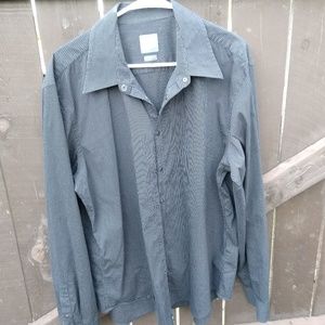 Amani Exchange Black and white XL dress shirt